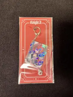 Knight A スクエアアクリルキーホルダー ばぁうくん