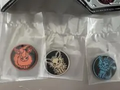 ポケモンコイン　ブースター＋サンダース＋シャワーズ　第5弾　3枚セット　ブイズ