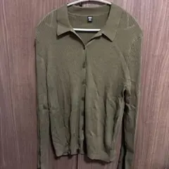 UNIQLO オリーブグリーン カーディガン XL