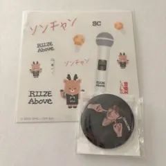 RIIZE ソンチャン ラントイ クリアステッカー 缶バッジ セット