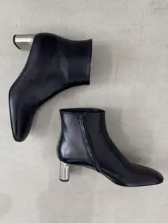 CELINE バンバンブーツ　40 25.0相当 ブラック レザー