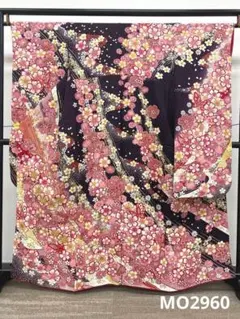振袖 豪華 金彩 刺繍 紋意匠 身丈171cm 撥水加工済 MO2996 - メルカリ