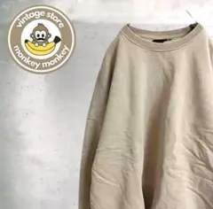 mt104024 オーバーサイズスウェット　トレーナー　無地　プルオーバー