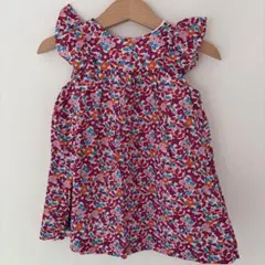 jacadi 花柄ワンピース 18M 81㎝