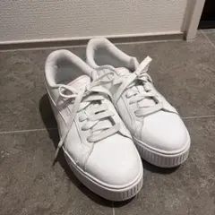 プーマ　PUMA 厚底　スニーカー　ホワイト　ピンクのサムネイル