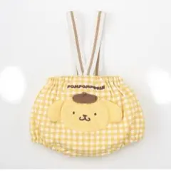 【新品】ポムポムプリン　サスペンダー付ブルマ　70-80 バースデイ　パンツ