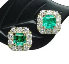 卸売事前公開 天然エメラルド コロンビア産 0.42ct D0.25ct - メルカリ