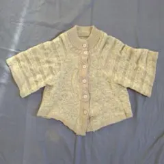 ボレロ風 五分袖 カーディガン