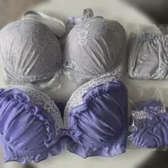 【新品未使用】ブラショーツセット G80 グレー/パープル