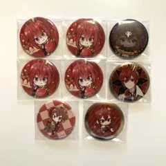 ツイステッドワンダーランド リドル・ローズハート 缶バッジ 5個セット