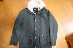 美品BEAMS ダークグリーン フリースジャケット