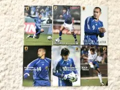 日本代表チップス　カード　6枚セット
