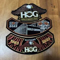 ハーレーダビッドソンオーナーズグループ（H.O.G.）の公式世界ワッペン