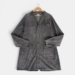 orSlow デニム カバーオール ショップコート 2 ブラック 日本製のサムネイル