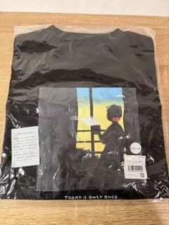 キヨ猫 Tシャツ 黒 夜明け レディース キヨの東キヨドーム