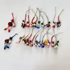 希少品】ハローキティ 福島限定根付けストラップ 8種セット 当時物