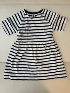 Petit Bateau ボーダーワンピース　4ans/104cmのサムネイル