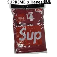SUPREME Hanes Bandana Tagless Tee 2-pack