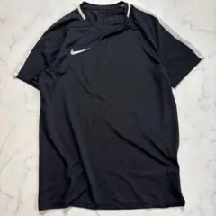 ナイキ　ドライフィットTシャツ　メンズ　【L】　ブラック　半袖　メッシュ　速乾