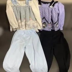 120cm 女の子パジャマ シナモロール クロミのサムネイル