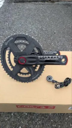 ROTOR 2INPOWER 170mm パワーメータークランクセット　楕円 ROTOR 2INpower ロード DM 2x クランクセット