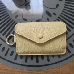 イエロー 合皮 フラグメントケース
