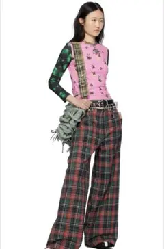Chopova Lowena Red Scab Trousers