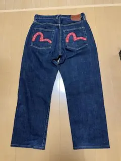 EVISU 2001 デニム　ジーンズ　赤カモメ W34のサムネイル