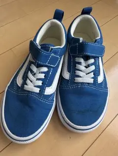 Vans 青いベルクロスニーカー　18cm