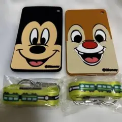 ミッキー マウス　デイル　シリコンパスケース　2個セット
