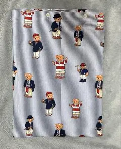 ラルフローレン ポロベア ストライプ 掛け布団カバー シングル