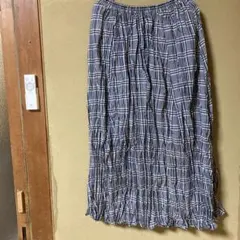 新品タグ付き未使用品　アーバンリサーチ　チェックマキシスカート