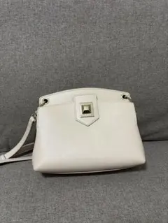 FURLA レザー ショルダーバッグ 薄ピンク