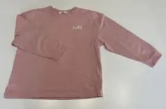 X-girl Stages 長袖カットソー ピンク