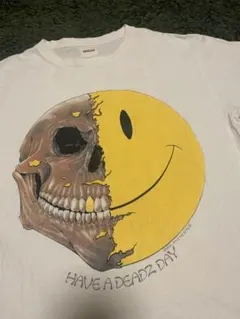 greatLAnd オリジナル　スマイル　tシャツ ホワイト　古着のサムネイル