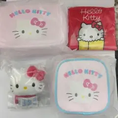 4点セット ハローキティ展　エコバッグ キーホルダー ポーチ