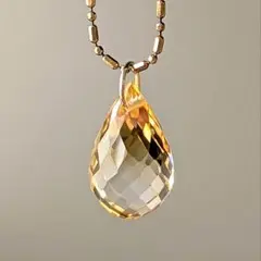 ♢miyumiyu様専用♢K18 バイカラーシトリン 7.4ct チャーム