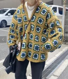 【20日まで】CPCM クロシェ編みカーディガン FREEサイズ