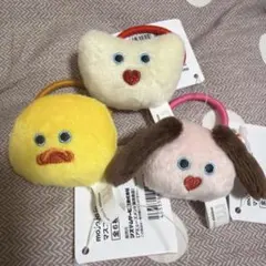mojojojo マスコット付きヘアゴム 3個セット　モジョジョジョ