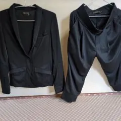 Thee Trio ブラック ジャケット パンツ セット サイズ0