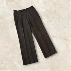 ゴルフパンツ　メンズ　チェック　フリーサイズ　日本製　ブラック