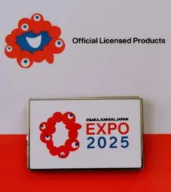 万博　EXPO2025　ピンバッジ　シンボル　ロゴマーク　ヨコ組み　ミャクミャク
