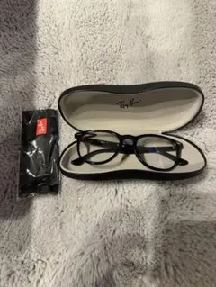 Ray-Ban ブラックフレーム メガネ ケース付き