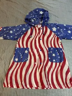 BOOFOOWOO アメリカ国旗デザイン フード付きジャンバー