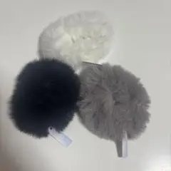 ファー ヘアゴム 3色セット