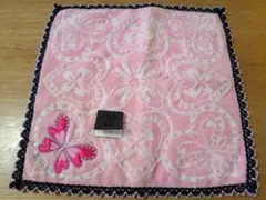 【新品未使用】ANNA SUI 蝶 ハンカチ タオル