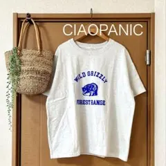 美品！CIAOPANIC ワッペンプリント Tシャツ 身幅約58㌢のサムネイル