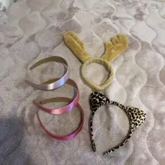 アニマル・カラーカチューシャ5個セット