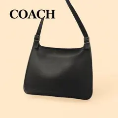 COACH コーチ　ショルダーバッグ　レザー　ブラック　K145