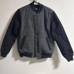 GAP スタジャン ブルゾン グレー ブラック XS